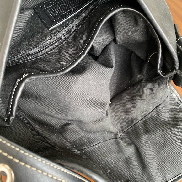 COACH Black leather bag - Picture 12 of 13